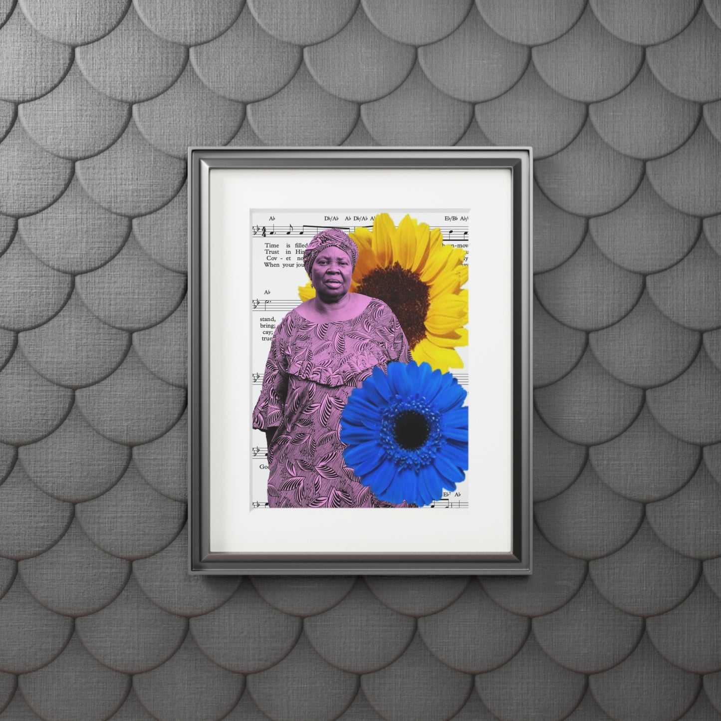 Fine Art Prints - Held in Song I, Digital Art Print, Black Women, African American Hymns, Cultural Art, Giclée Print, Religious Wall Art