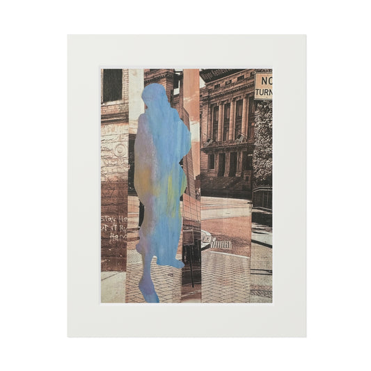 Wall Art Prints, Mixed Media Collage Series, Simone Anthony-Brown, Home Decor, Not a Threat, Rooted In Place, Fine Art