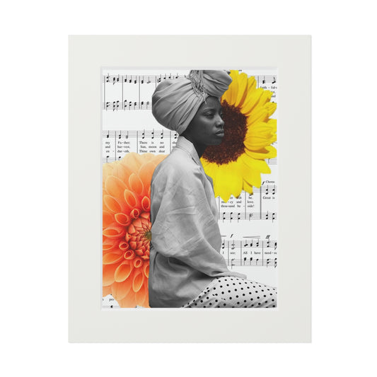 Fine Art Prints - Held in Song II, Digital Art Print, Black Women, African American Hymns, Cultural Art, Giclée Print, Religious Wall Art