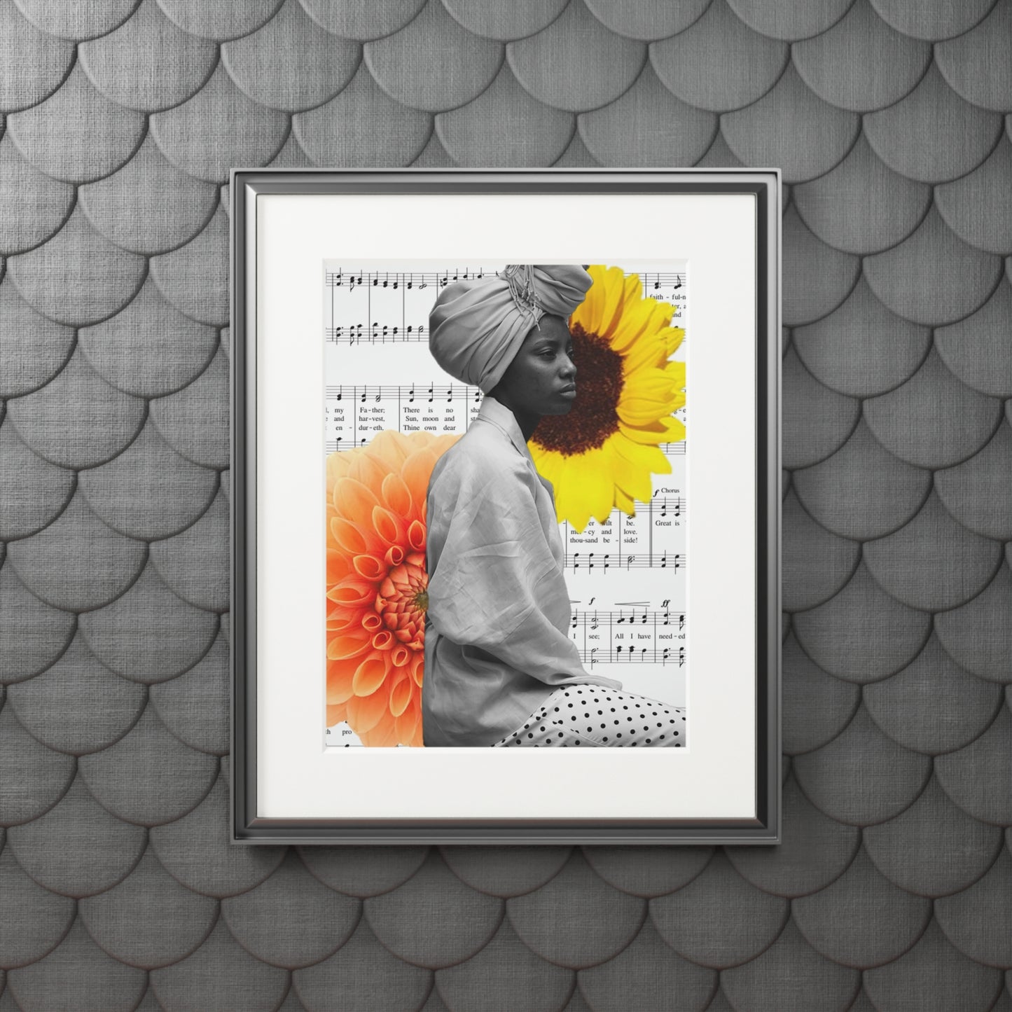 Fine Art Prints - Held in Song II, Digital Art Print, Black Women, African American Hymns, Cultural Art, Giclée Print, Religious Wall Art