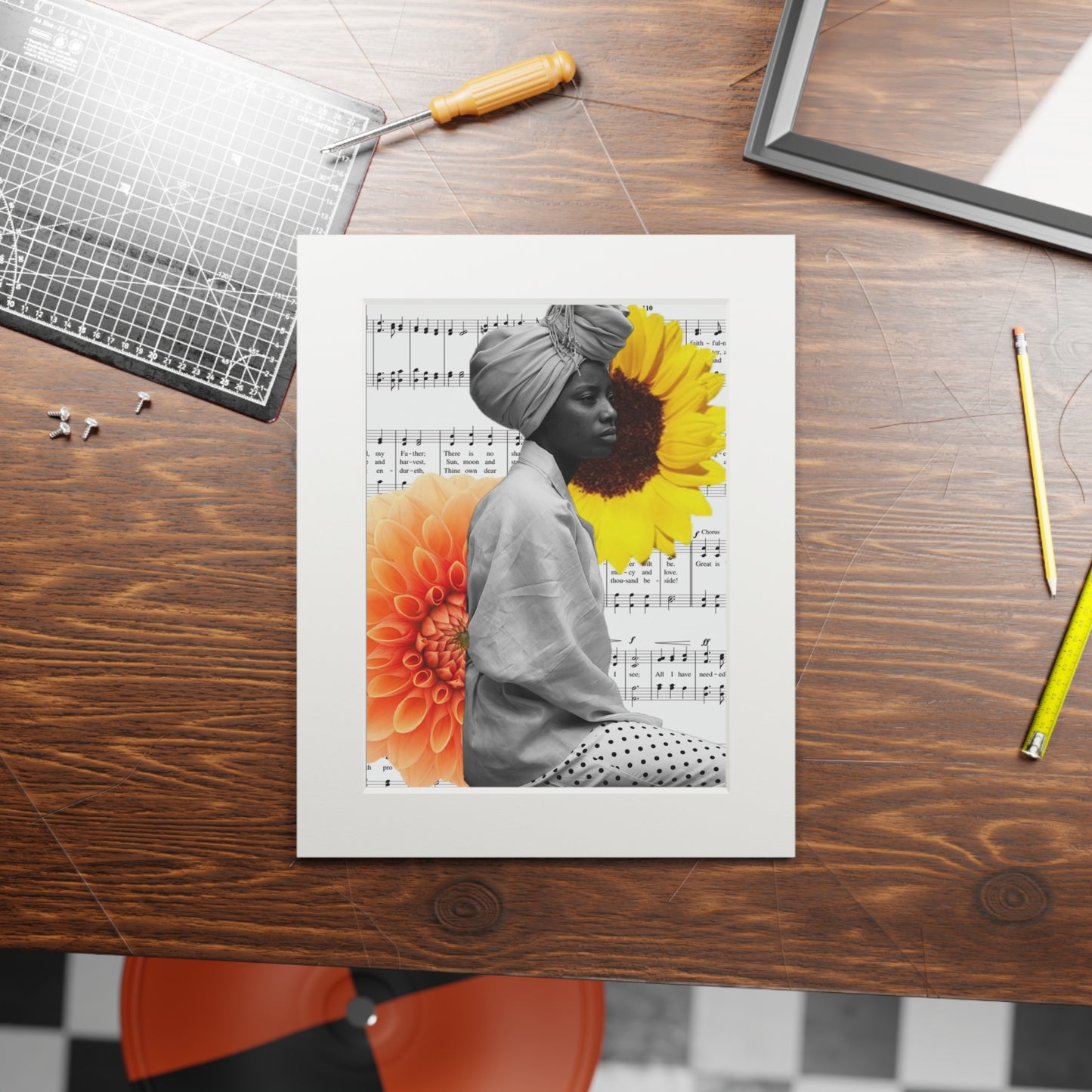Fine Art Prints - Held in Song II, Digital Art Print, Black Women, African American Hymns, Cultural Art, Giclée Print, Religious Wall Art