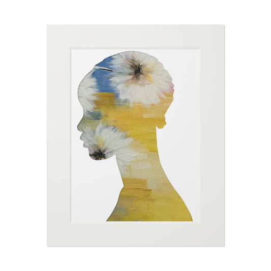 Black Woman Floral, Silhouette Prints Afrocentric Home Art, Inspirational Wall Decor, Modern Boho Style