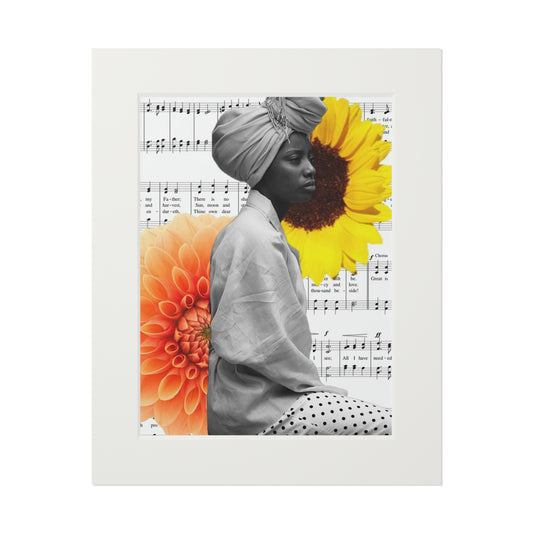 Fine Art Prints - Held in Song II, Digital Art Print, Black Women, African American Hymns, Cultural Art, Giclée Print, Religious Wall Art