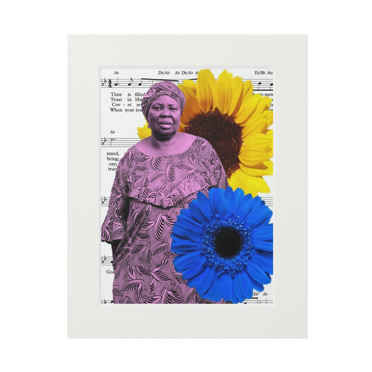 Fine Art Prints - Held in Song I, Digital Art Print, Black Women, African American Hymns, Cultural Art, Giclée Print, Religious Wall Art
