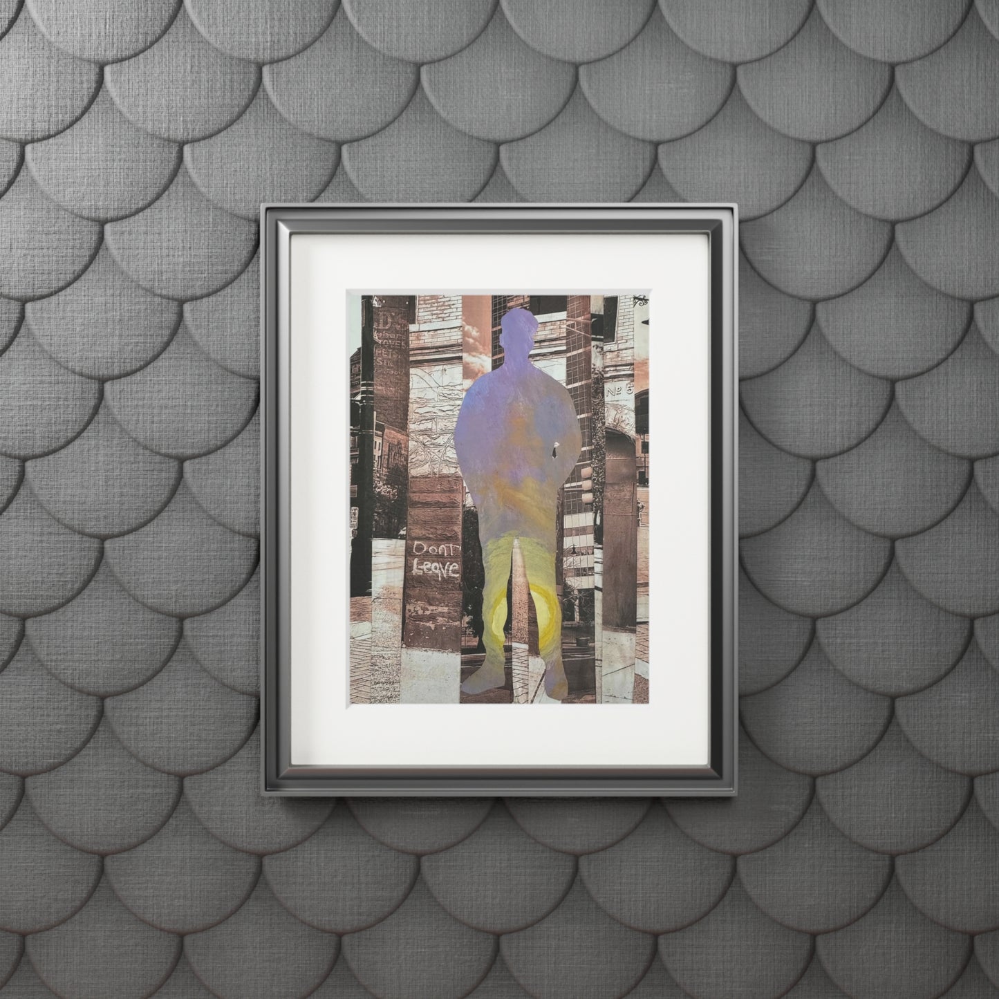 Fine Art Prints, Mixed Media Collage Series, Simone Anthony-Brown, Not a Threat, Rooted in Place, Wall Art Home
