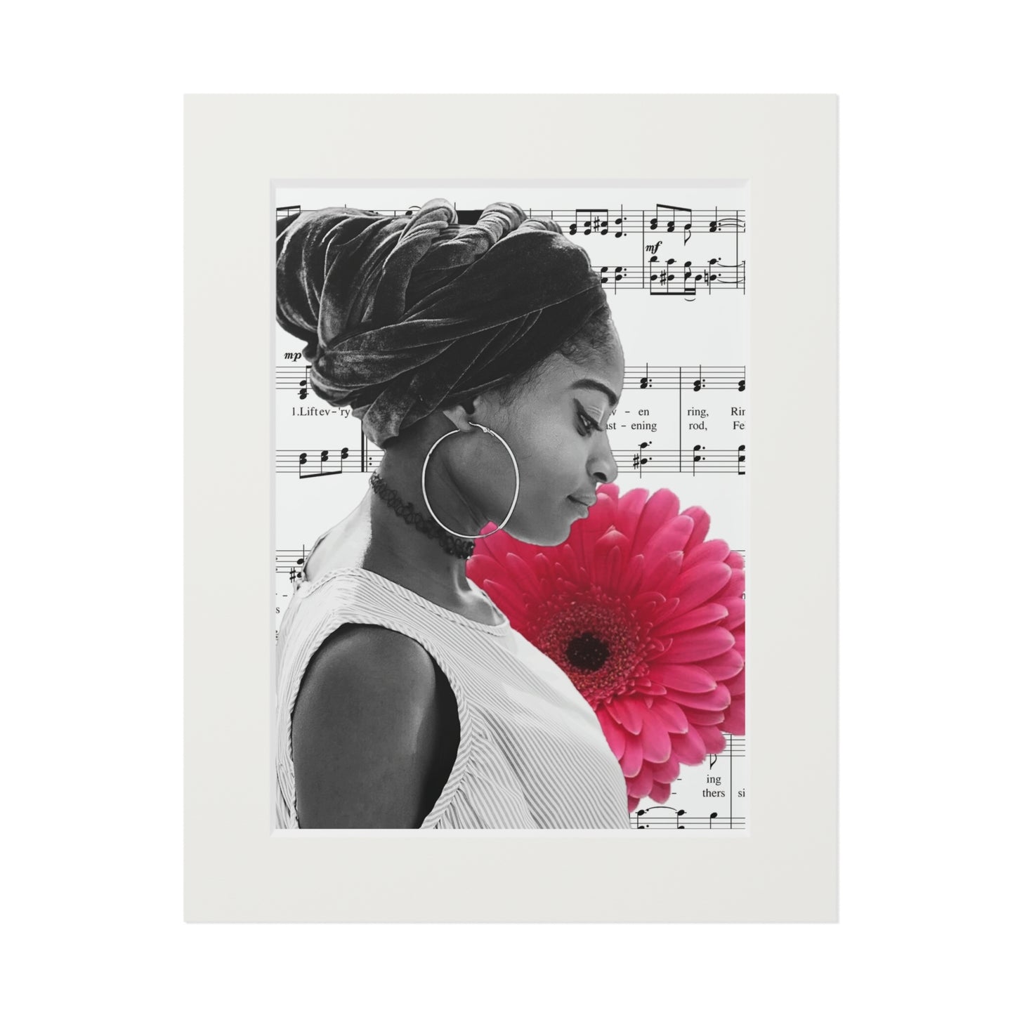 Fine Art Prints - Held in Song III, Digital Art Print, Black Women, African American Hymns, Cultural Art, Giclée Print, Religious Wall Art