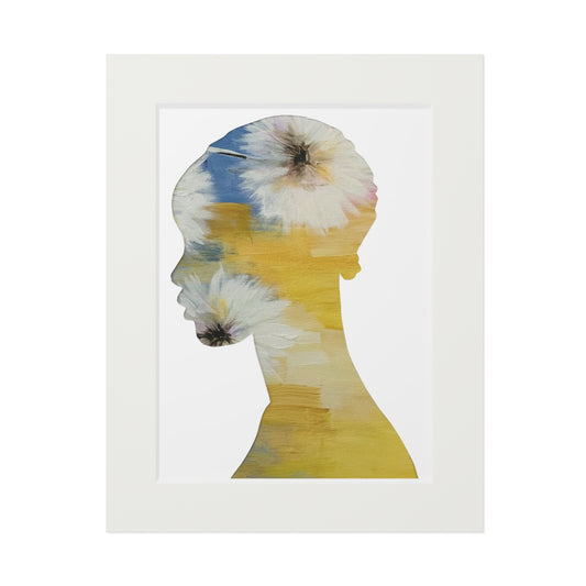 Black Woman Floral, Silhouette Prints Afrocentric Home Art, Inspirational Wall Decor, Modern Boho Style