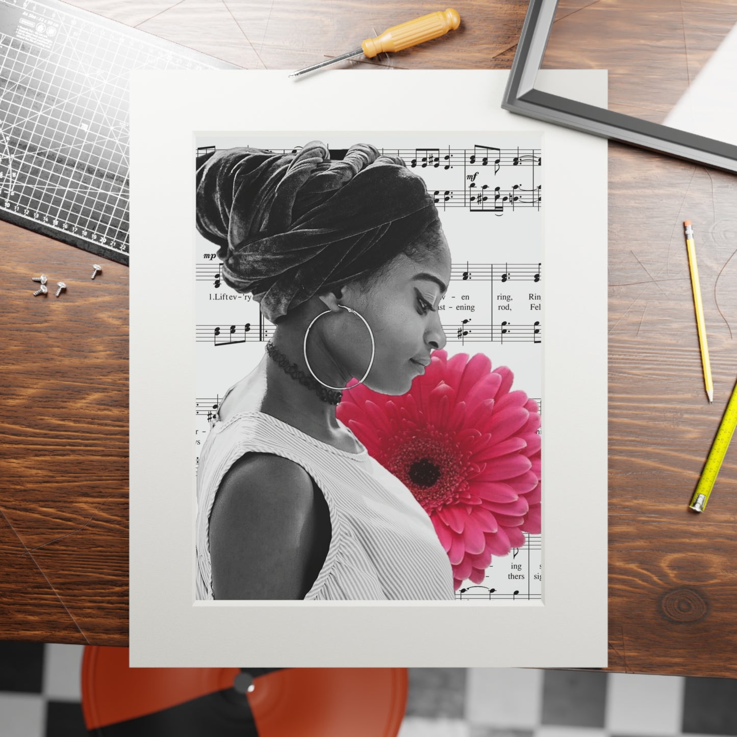 Fine Art Prints - Held in Song III, Digital Art Print, Black Women, African American Hymns, Cultural Art, Giclée Print, Religious Wall Art
