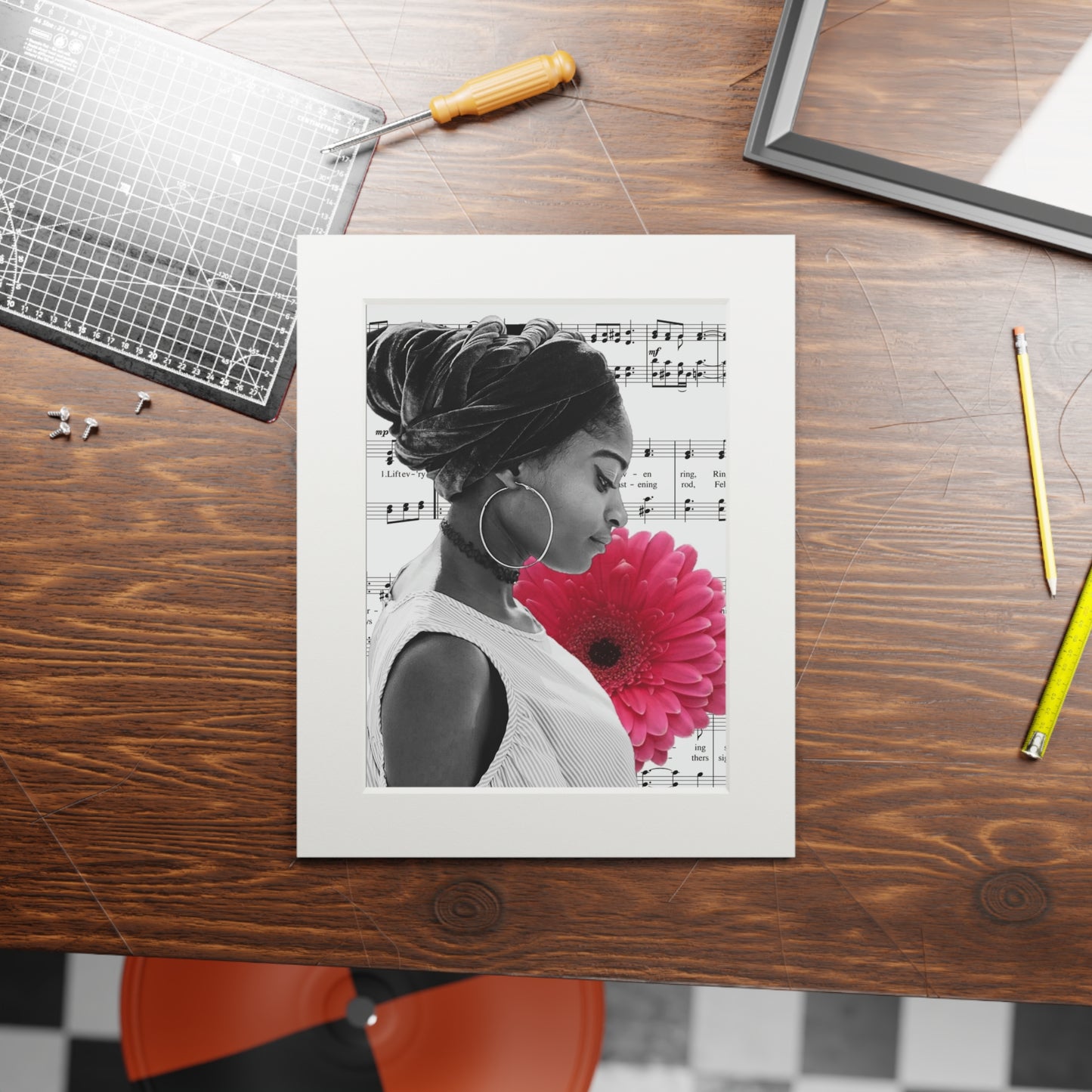 Fine Art Prints - Held in Song III, Digital Art Print, Black Women, African American Hymns, Cultural Art, Giclée Print, Religious Wall Art