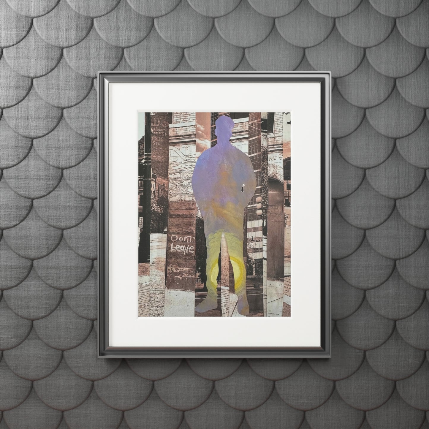 Fine Art Prints, Mixed Media Collage Series, Simone Anthony-Brown, Not a Threat, Rooted in Place, Wall Art Home