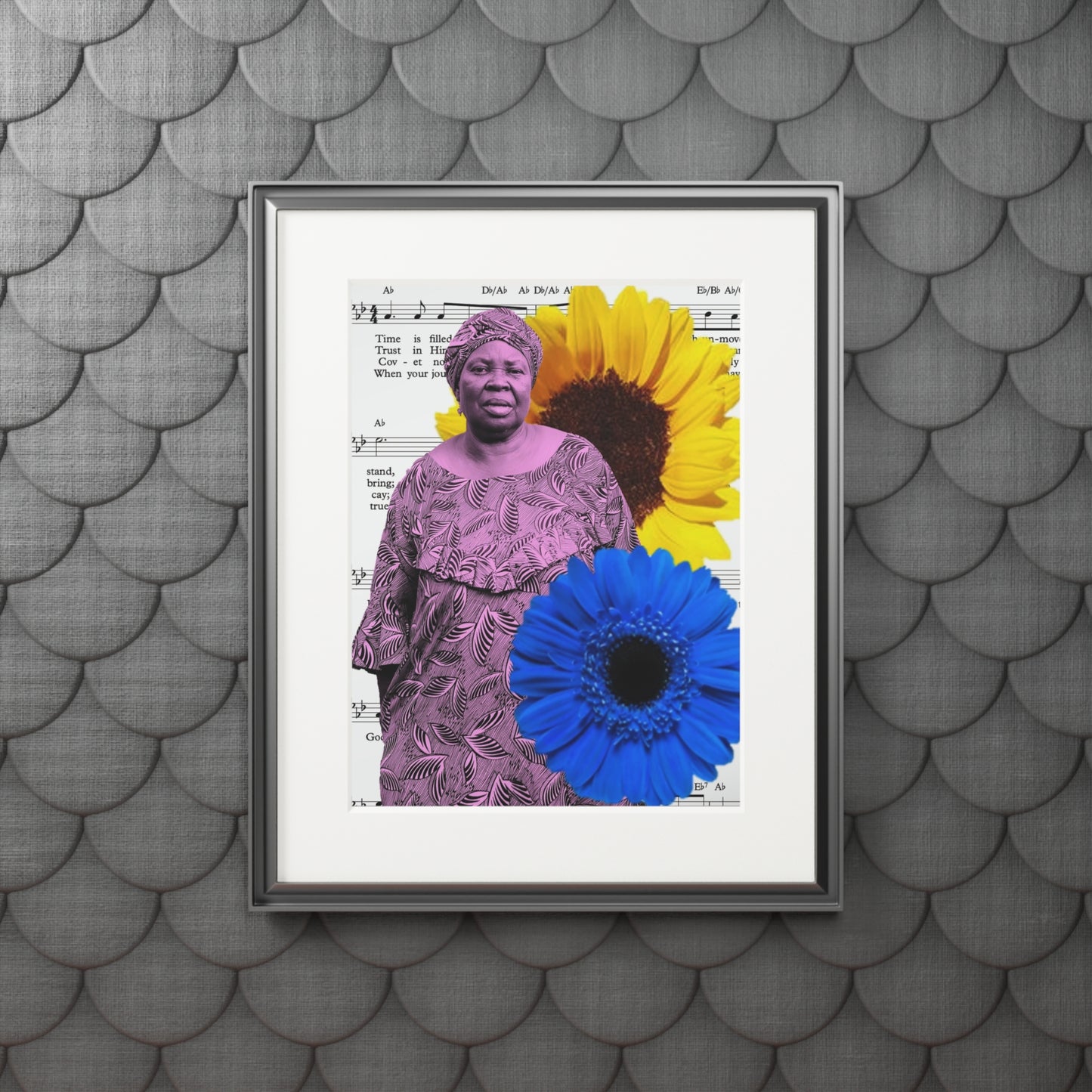 Fine Art Prints - Held in Song I, Digital Art Print, Black Women, African American Hymns, Cultural Art, Giclée Print, Religious Wall Art