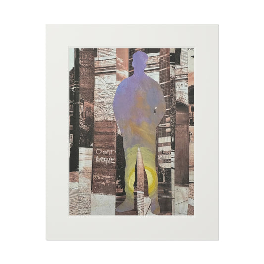 Fine Art Prints, Mixed Media Collage Series, Simone Anthony-Brown, Not a Threat, Rooted in Place, Wall Art Home