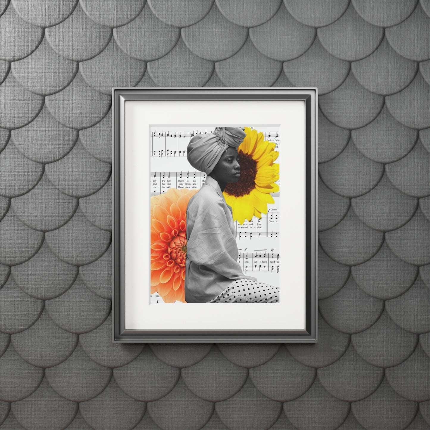Fine Art Prints - Held in Song II, Digital Art Print, Black Women, African American Hymns, Cultural Art, Giclée Print, Religious Wall Art