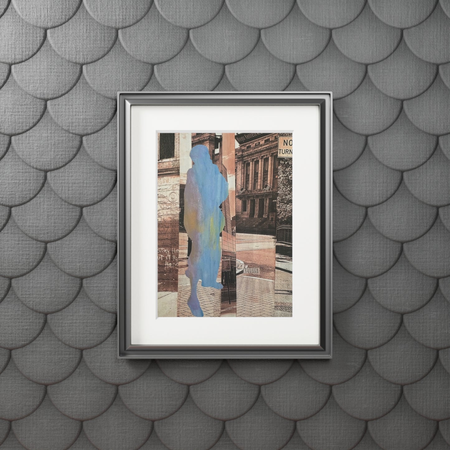 Wall Art Prints, Mixed Media Collage Series, Simone Anthony-Brown, Home Decor, Not a Threat, Rooted In Place, Fine Art