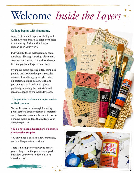 Inside the Layers: Tell Your Story Through Mixed-Media Collage