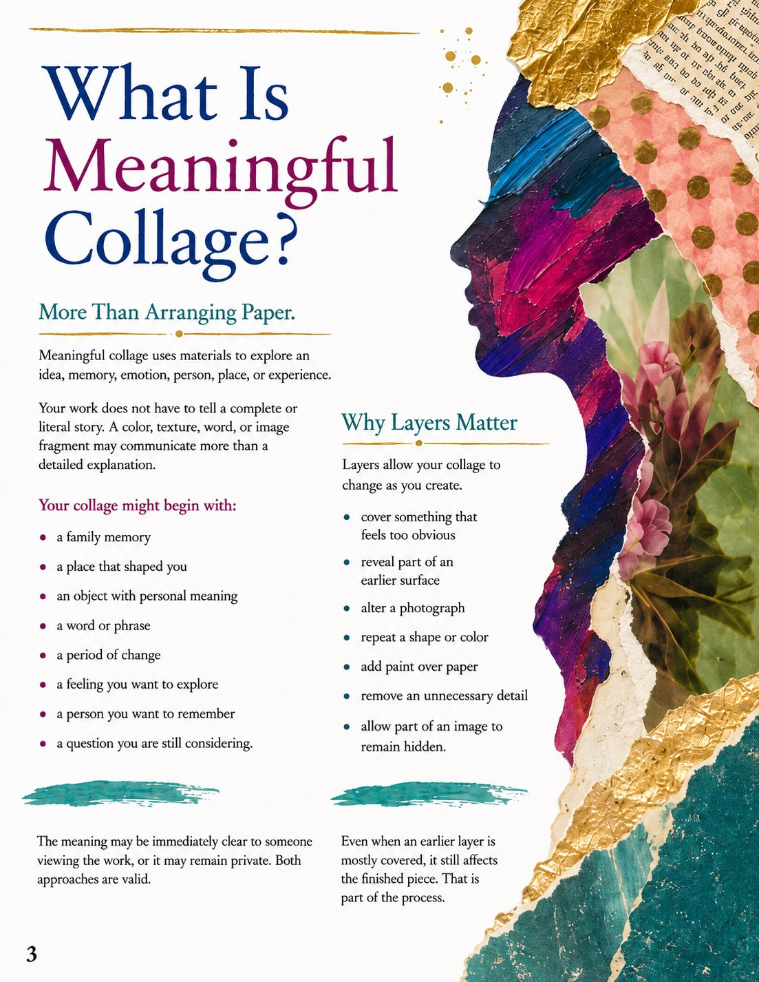 Inside the Layers: Tell Your Story Through Mixed-Media Collage